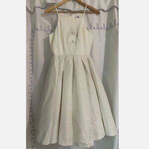 Disney The Dress Shop Disney Parks Fantasyland Castle Dress No Shrug Size Small